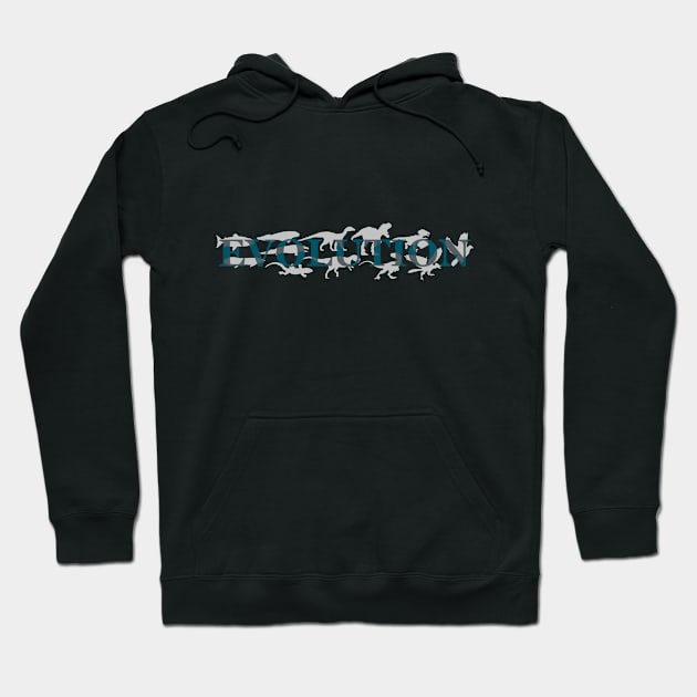 Evolution (birds) Hoodie by Volundz